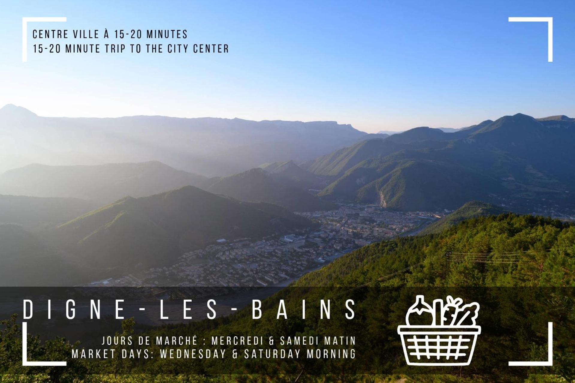 Les Eaux Chaudes Hotel Digne-les-Bains Buitenkant foto